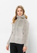 NU 20% KORTING: Jack Wolfskin Fleecejack ROTWAND HOODED FZ W