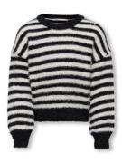 KIDS ONLY Trui met ronde hals KOGNEWPIUMO L/S PULLOVER CP KNT NOOS