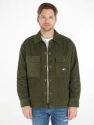 TOMMY JEANS Overhemd met lange mouwen TJM SHERPA LINED CORD OVERSHIRT