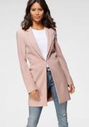 Laura Scott Lange blazer met diepe reverskraag