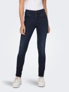 NU 25% KORTING: Only Skinny fit jeans ONLWAUW HW DOU BUT CUT SKINNY DN...