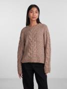 NU 20% KORTING: pieces Gebreide trui PCNINA LS O-NECK KNIT NOOS BC