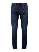 NU 20% KORTING: ONLY & SONS Straight jeans ONSWEFT REG.DK. BLUE 6752 D...