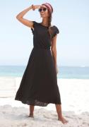 NU 20% KORTING: Beachtime Midi-jurk van viscose-jersey