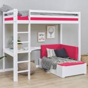 Hoppekids Hoogslaper Eco Dream Kinderbed met bureau & loungebank