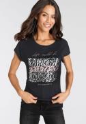 NU 20% KORTING: Laura Scott T-shirt met modieuze folieprint
