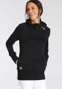 NU 20% KORTING: Ragwear Sweatshirt ANGELLIKA O met asymmetrische sjaal...