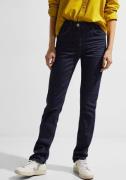 NU 20% KORTING: Cecil Slim fit jeans met donkerblauwe wassing