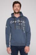 CAMP DAVID Hoodie met merk-applicaties