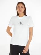 NU 20% KORTING: Calvin Klein T-shirt SEQUIN SLIM TEE