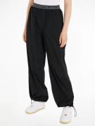 NU 20% KORTING: TOMMY JEANS Geweven broek TJW BAGGY TAPING TRACKPANT E...