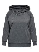 NU 20% KORTING: ONLY CARMAKOMA Hoodie CARLAMILLE L/S HOOD CS SWT