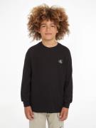 NU 20% KORTING: Calvin Klein Shirt met lange mouwen MODERN WAFFLE BADG...