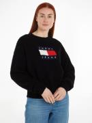 Tommy Jeans Curve Gebreide trui TJW CENTER FLAG SWEATER EXT