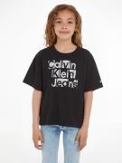 NU 20% KORTING: Calvin Klein T-shirt METALLIC CKJ BOXY T-SHIRT