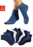 H.I.S Korte sokken met ingebreide symbolen (set, 10 paar)