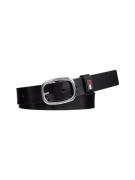 NU 20% KORTING: TOMMY JEANS Leren riem TJW OVAL 3.0