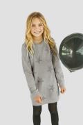 KIDSWORLD Sweatjurk met glitterprint