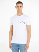 NU 25% KORTING: Tommy Hilfiger T-shirt MONOTYPE BACK PRINT met logo-pr...