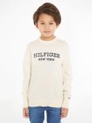 Tommy Hilfiger Gebreide trui MONOTYPE SWEATER met groot logoborduursel