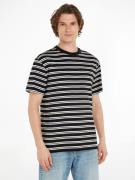 NU 20% KORTING: TOMMY JEANS T-shirt TJM REG EASY STRIPE TEE met veelkl...