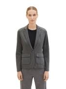 NU 20% KORTING: Tom Tailor Korte blazer in gemêleerde look