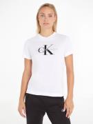 Calvin Klein Shirt met ronde hals CORE MONOGRAM REGULAR TEE met calvin...