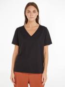 NU 20% KORTING: Calvin Klein T-shirt met v-hals