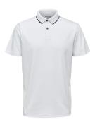 NU 20% KORTING: SELECTED HOMME Poloshirt SLHLEROY COOLMAX SS POLO NOOS