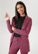 NU 20% KORTING: Aniston SELECTED Lange blazer met schoudervullingen