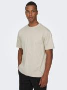 NU 20% KORTING: ONLY & SONS Shirt met ronde hals ONSFRED LIFE RLX SS T...
