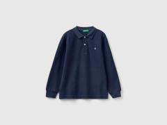 NU 20% KORTING: United Colors of Benetton Poloshirt met lange mouwen
