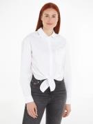 NU 20% KORTING: TOMMY JEANS Top TJW FRONT TIE SHIRT