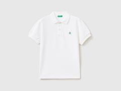 United Colors of Benetton Poloshirt met merklabel