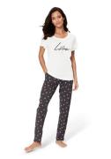 s.Oliver RED LABEL Beachwear Pyjama met hartjesprint (2-delig)