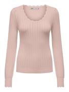 NU 20% KORTING: Only Trui met ronde hals ONLMEDDI LS U-NECK CC KNT