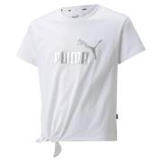 PUMA T-shirt ESS+ logo Knotted tee - voor kinderen