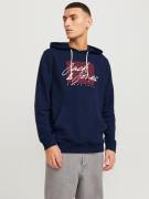 NU 25% KORTING: Jack & Jones Hoodie JJZURI SWEAT HOOD LN