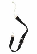 Firetti Choker Van zwart fluweel met hartelement (1-delig)