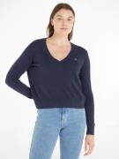 TOMMY JEANS Trui met V-hals TJW ESSENTIAL VNECK SWEATER