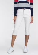 NU 20% KORTING: KangaROOS Capri jeans Capri-jeans met riem (set, Met e...