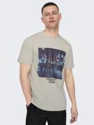 ONLY & SONS Shirt met korte mouwen ONSLEX LIFE REG PHOTOPRINT SS TEE