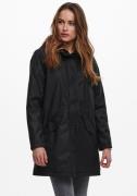 Only Functionele jas ONLSALLY RAINCOAT met capuchon en voering van ted...