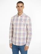 TOMMY JEANS Overhemd met lange mouwen TJM REG POPLIN CHECK SHIRT