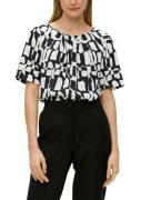 NU 20% KORTING: s.Oliver BLACK LABEL Shirtblouse gedessineerd