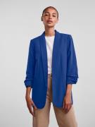 pieces Blouseblazer PCBOSELLA 3/4 BLAZER NOOS met plooidetail op de mo...