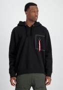 Alpha Industries Hoodie ALPHA INDUSTRIES Men - Hoodies Taped Pocket Ho...