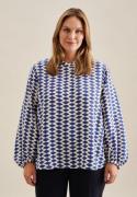 NU 20% KORTING: seidensticker Klassieke blouse Zwarte roos Lange mouwe...