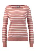 Tommy Hilfiger Gebreide trui CO JERSEY STITCH BOAT-NK SWEATER met tomm...