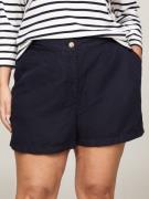 NU 20% KORTING: Tommy Hilfiger Curve Short CRV SLIM COTTON LINEN SHORT